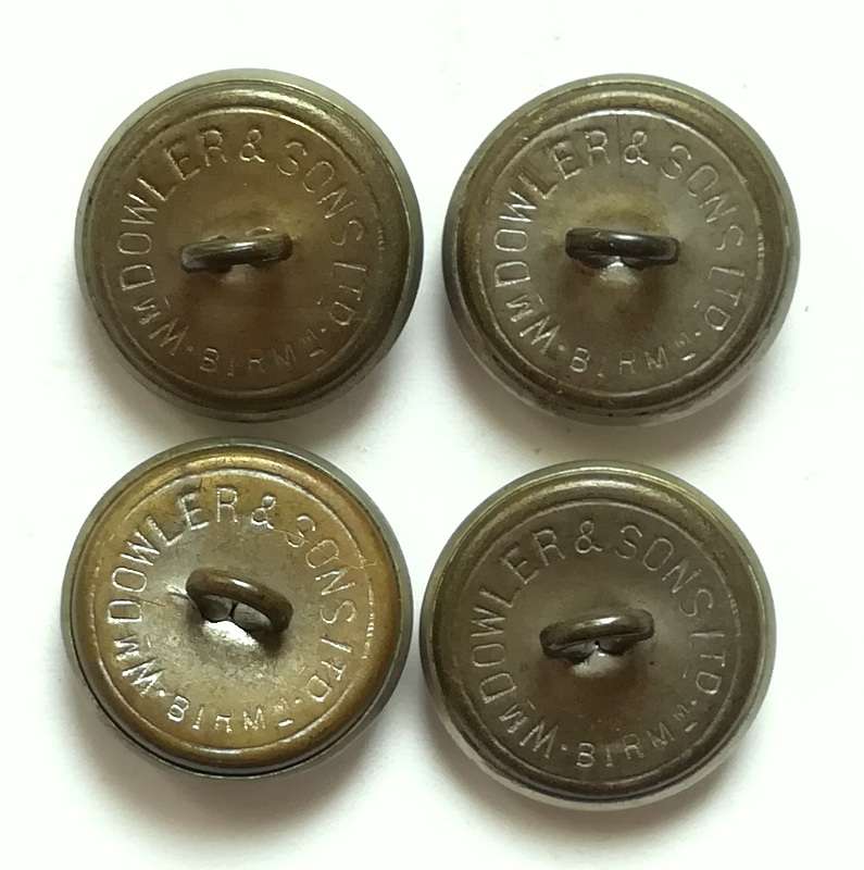NATAL CARBINEERS ARMY 4 BUTTONS 22MM