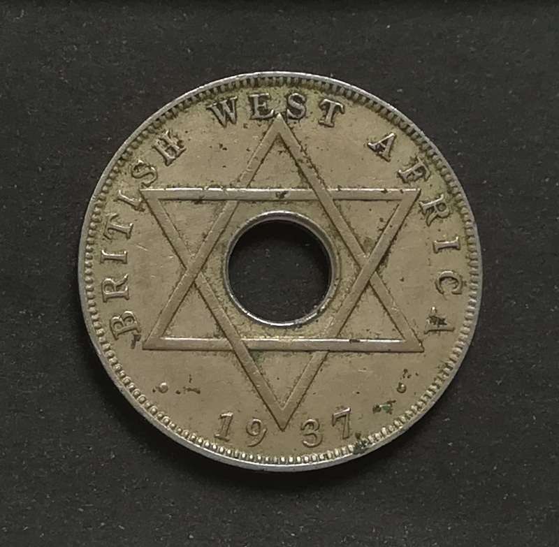 WEST AFRICA 1937 HALF PENNY