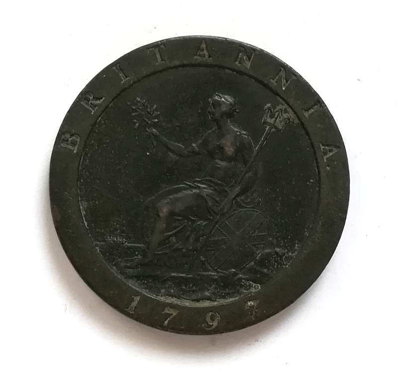 GREAT BRITAIN 1797 CARTWHEEL PENNY