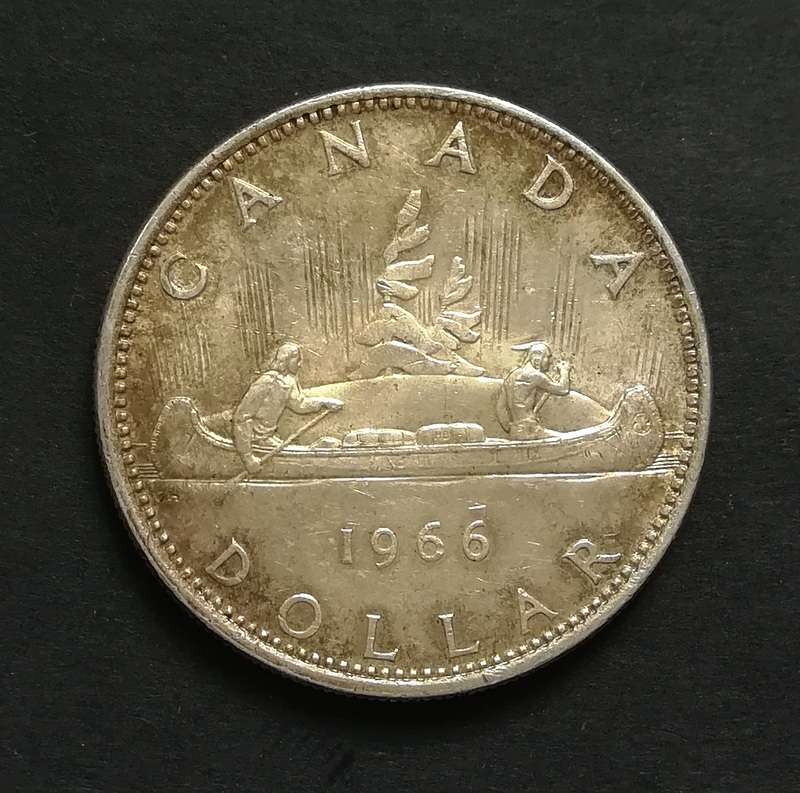 CANADA 1966 SILVER DOLLAR
