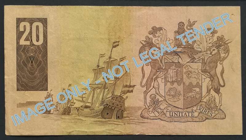 GERHARD DE KOCK 20 RAND 3RD ISSUE **REPLACEMENT NOTE**