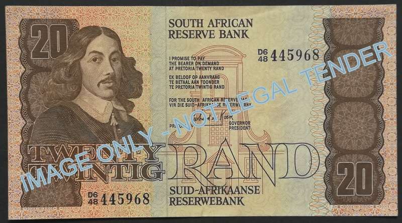 GERHARD DE KOCK 20 RAND 3RD ISSUE