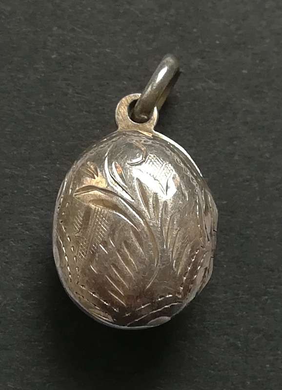 STERLING SILVER LOCKET 12X15MM 2,2 GRAMS