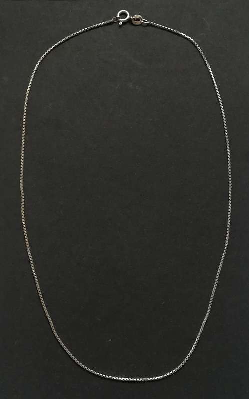 STERLING SILVER ITALY CHAIN 410MM 2.7 GRAMS