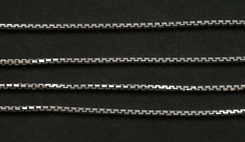 STERLING SILVER ITALY CHAIN 410MM 2.7 GRAMS