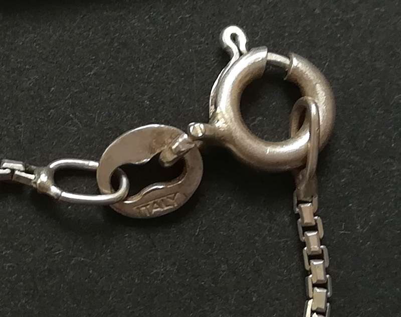STERLING SILVER ITALY CHAIN 410MM 2.7 GRAMS
