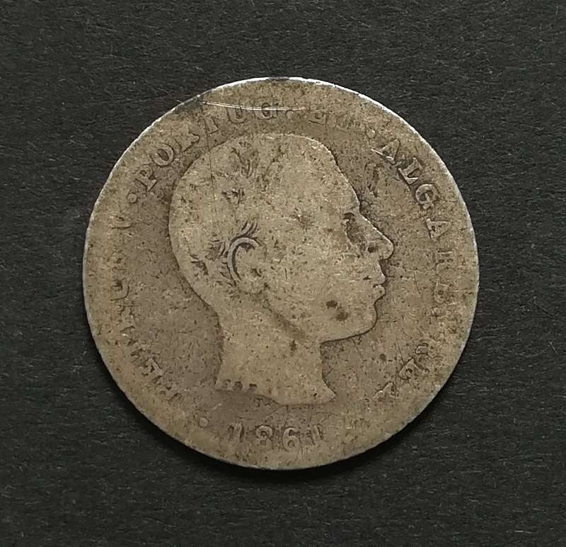 PORTUGAL 1961 SILVER 100 REIS COIN **FILLER**