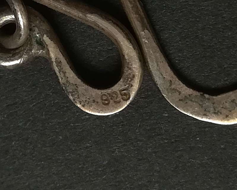 STERLING SILVER PENDANT 32X35MM 3.1 GRAMS