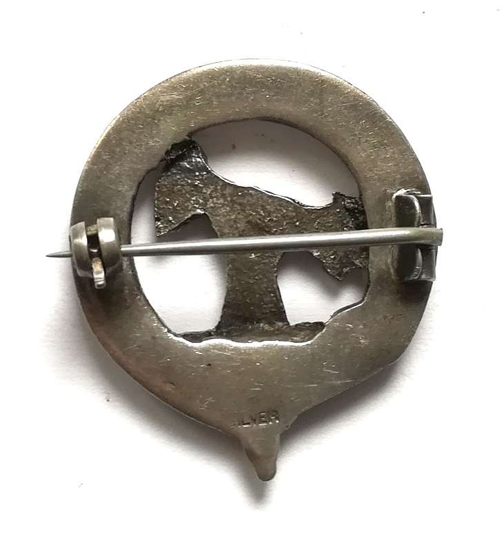 SCOTLAND STERLING SILVER *CLAW* PIN BROOCH *UNITE* 25X30MM 5 GRAMS