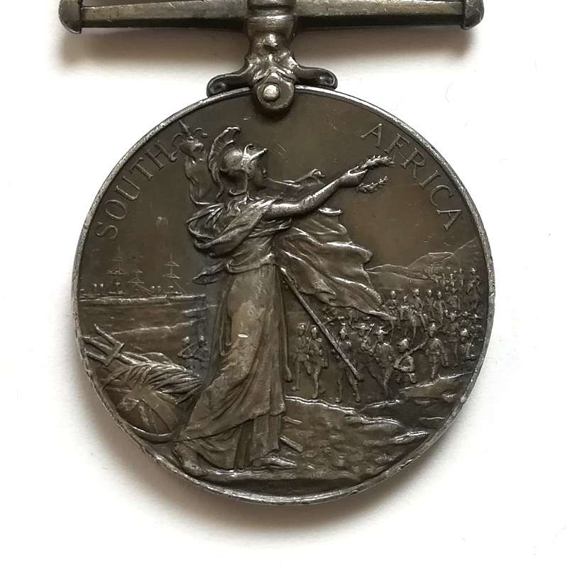 QUEENS SOUTH AFRICA MEDAL FULL SIZE 5 CLASPS 5823 SPR W FELL WND PTP RE