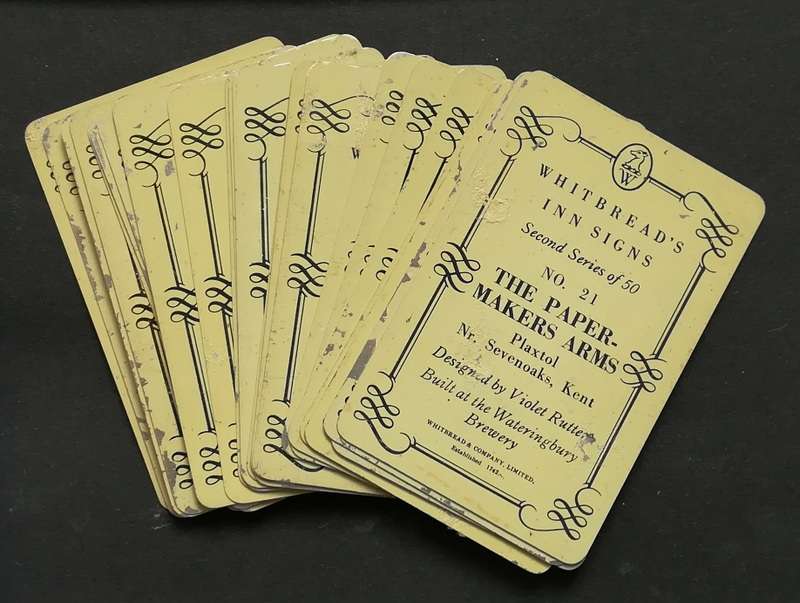 WHITBREAD INN 2ND SERIES (1952) COMPLETE SET OF 50 METAL CARDS **NO 23**