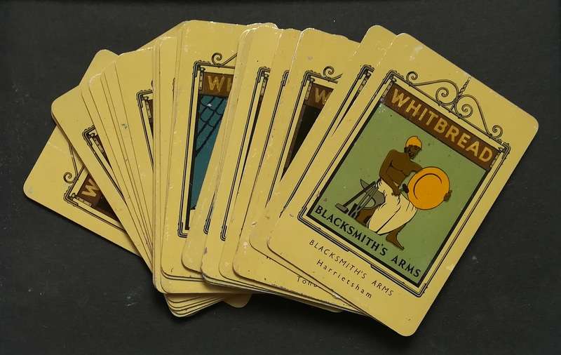 WHITBREAD INN 2ND SERIES (1952) COMPLETE SET OF 50 METAL CARDS **NO 23**