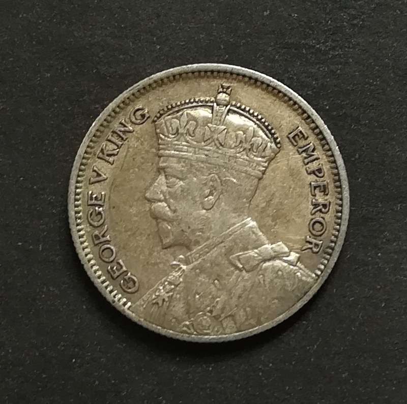 SOUTHERN RHODESIA 1934 SILVER 6 PENCE