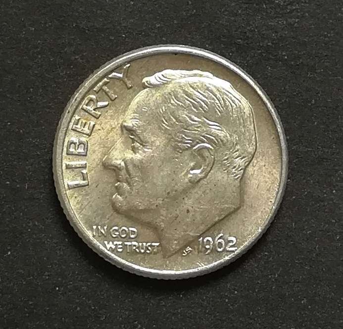 UNITED STATES 1962D SILVER DIME