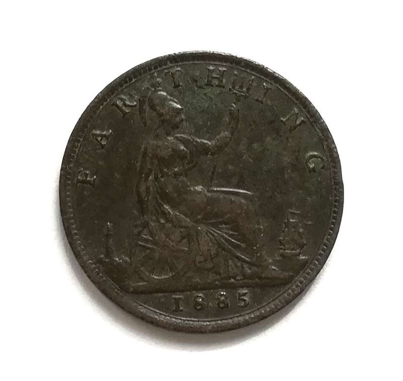 GREAT BRITAIN 1885 1/4 PENNY