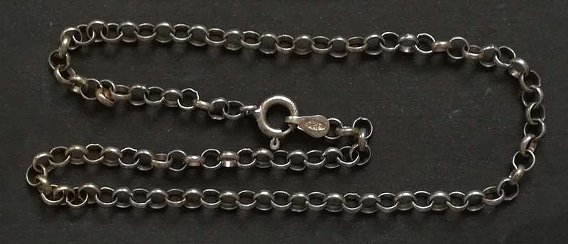 STERLING SILVER ITALY CHAIN 3.3G 250MM