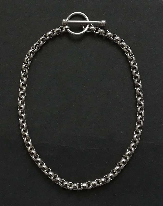 STERLING SILVER CHAIN BRACELET 170MM 3.6G