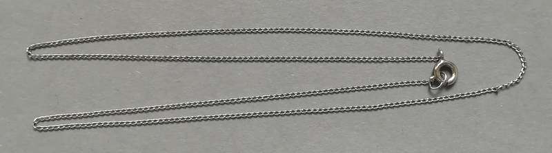 FINE STERLING SILVER CHAIN 400MM 0.8 GRAMS