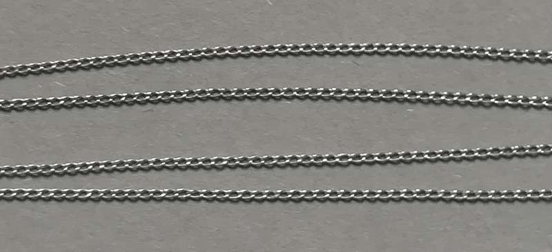 FINE STERLING SILVER CHAIN 400MM 0.8 GRAMS