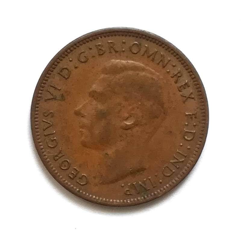 AUSTRALIA 1943 1/2 PENNY