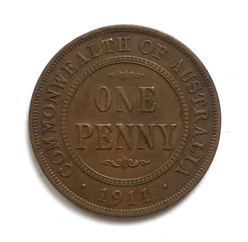 AUSTRALIA 1911 PENNY
