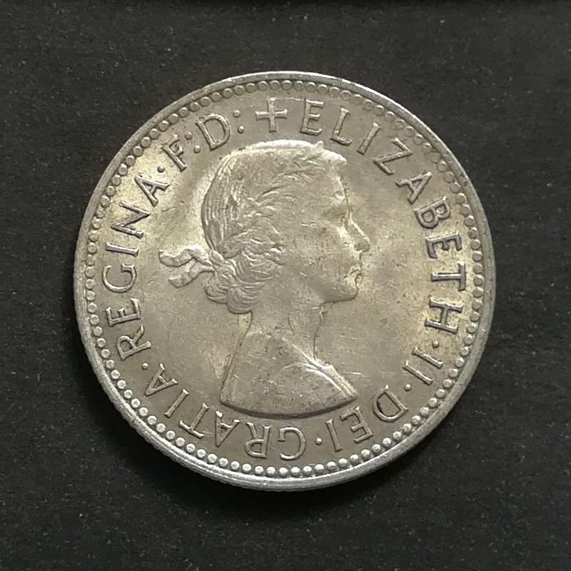 AUSTRALIA 1958 SILVER SHILLING