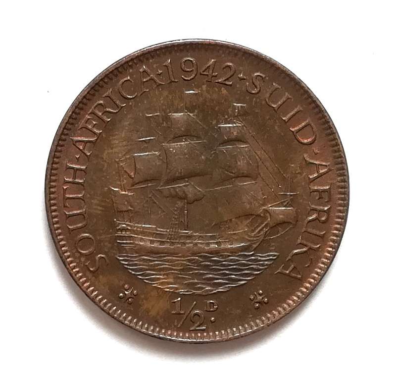 UNION 1942 HALF PENNY
