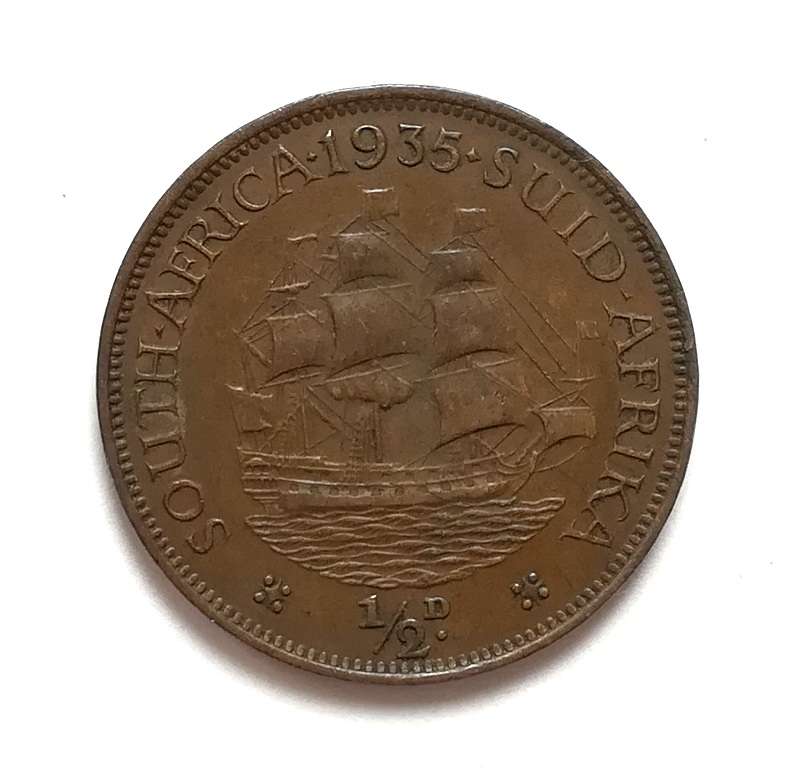 UNION 1935 HALF PENNY