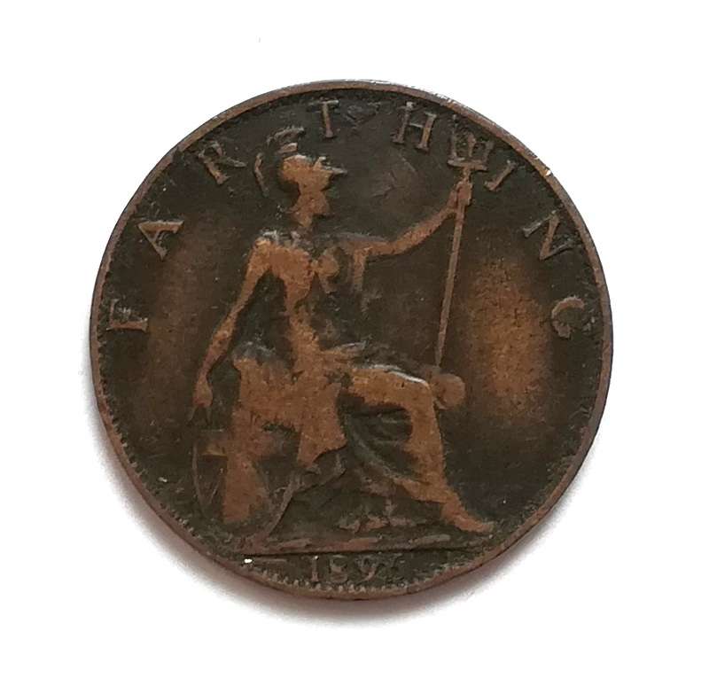 GREAT BRITAIN 1896 1/4 PENNY