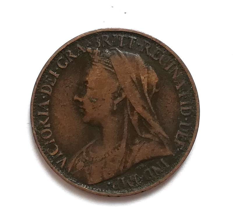 GREAT BRITAIN 1896 1/4 PENNY