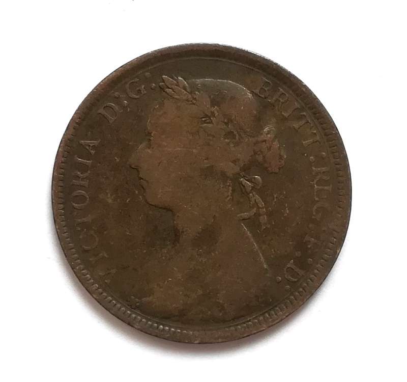 GREAT BRITAIN 1894 1/2 PENNY