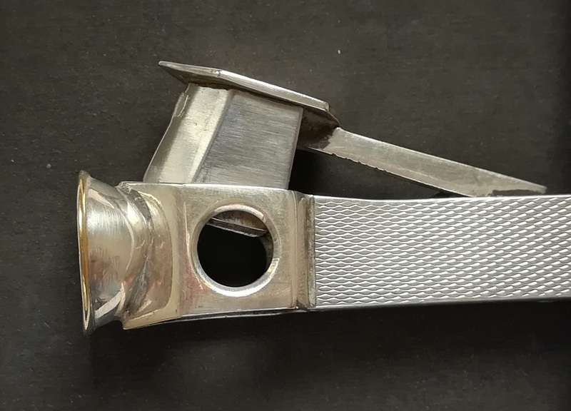 830 SILVER CIGAR CUTTER 135MM