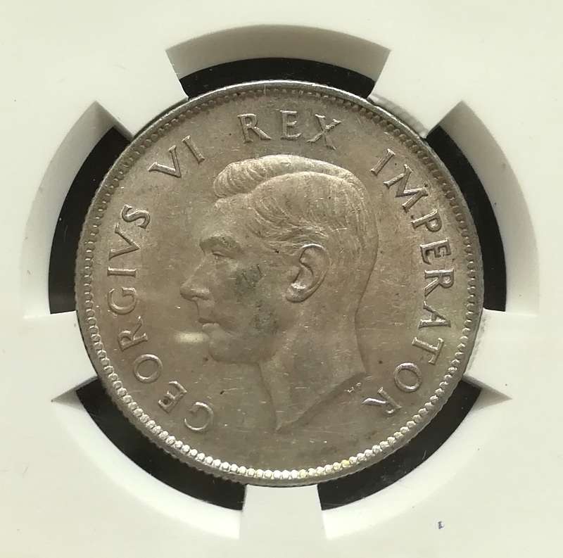 UNION 1942 2 SHILLING SANGS AU58