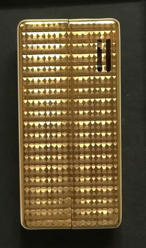 23K GOLD PLATED TUCSON LIGHTER SOLINGEN GERMANY IN BOX **EXCELLENT**