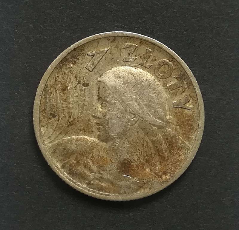 POLAND 1925 SILVER 1 ZLOTY *RARE*