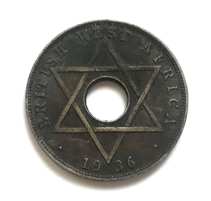 BRITISH WEST AFRICA 1936 ONE HALF PENNY