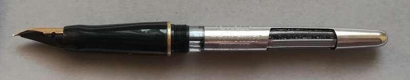 PARKER 65 FOUNTAIN PEN *GOLD PLATED CAP* **14K SOLID GOLD NIB** INSCRIBED