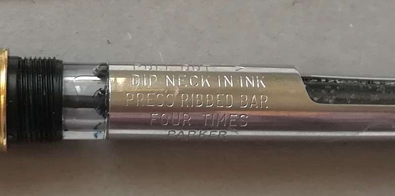PARKER 65 FOUNTAIN PEN *GOLD PLATED CAP* **14K SOLID GOLD NIB** INSCRIBED