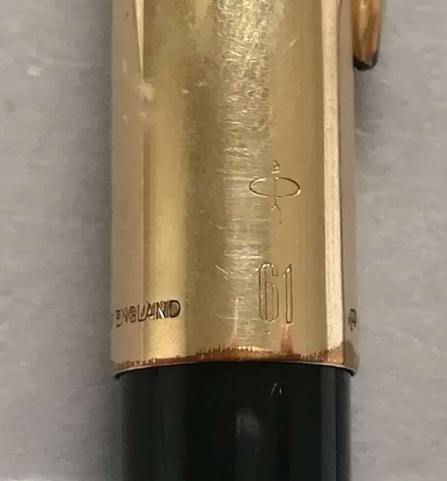 PARKER 61 FOUNTAIN PEN *ENGLAND* FAIR CONDITION - SEE PHOTOS