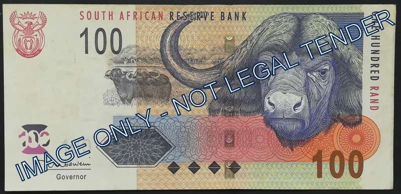 T MBOWENI 100 RAND NOTE