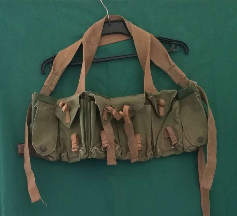 Rhodesia Bush War Military Webbing 6 Pouches