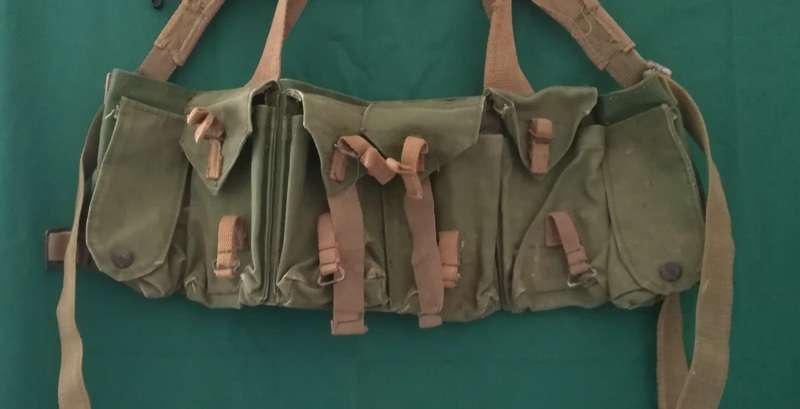 Rhodesia Bush War Military Webbing 6 Pouches