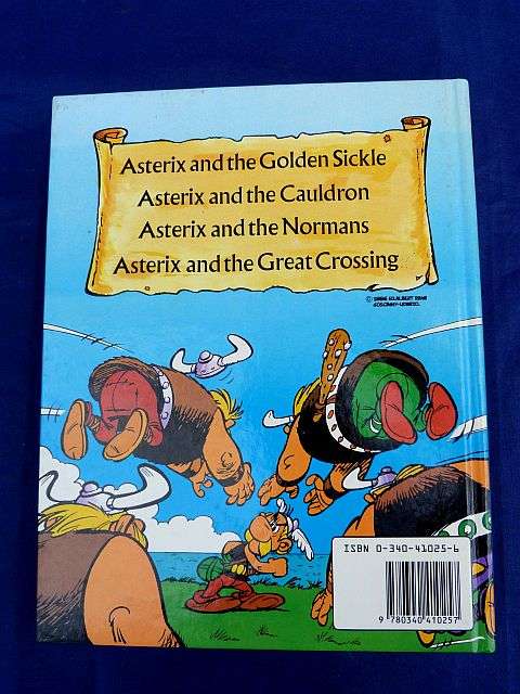 ASTERIX THE BRAVE. Rare. Hardcover thick book in great condition. Gozcinny&Uderzo. SEE PICS
