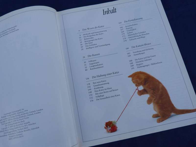 MEIN GROSSES KATZENBUCH. COFFEETABLE BOOK.