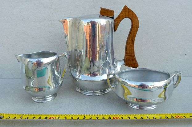 COLLECTABLE PICKET WARE COFFEESET, ENGLAND. ART NOUVEAU. INTERESTINGLY  ...