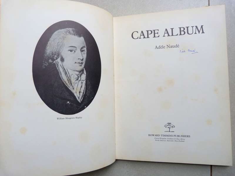CAPE ALBUM, SIGNED BY AUTHOR