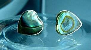 LOVELY EARRINGS/STUDS IN HEART SHAPE