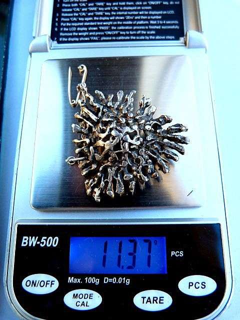 STERLING SILVER. MODERNIST BROOCH. OUTSTANDING PIECE