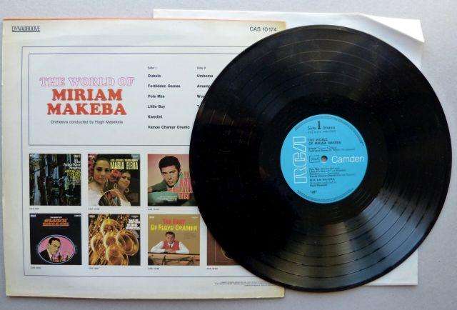 THE WORLD OF.... MIRIAM MAKEBA, VINYL. LP. RCA