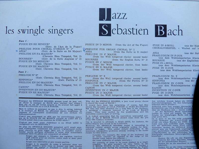 JAZZ SEBASTIAN BACH, VINYL LP